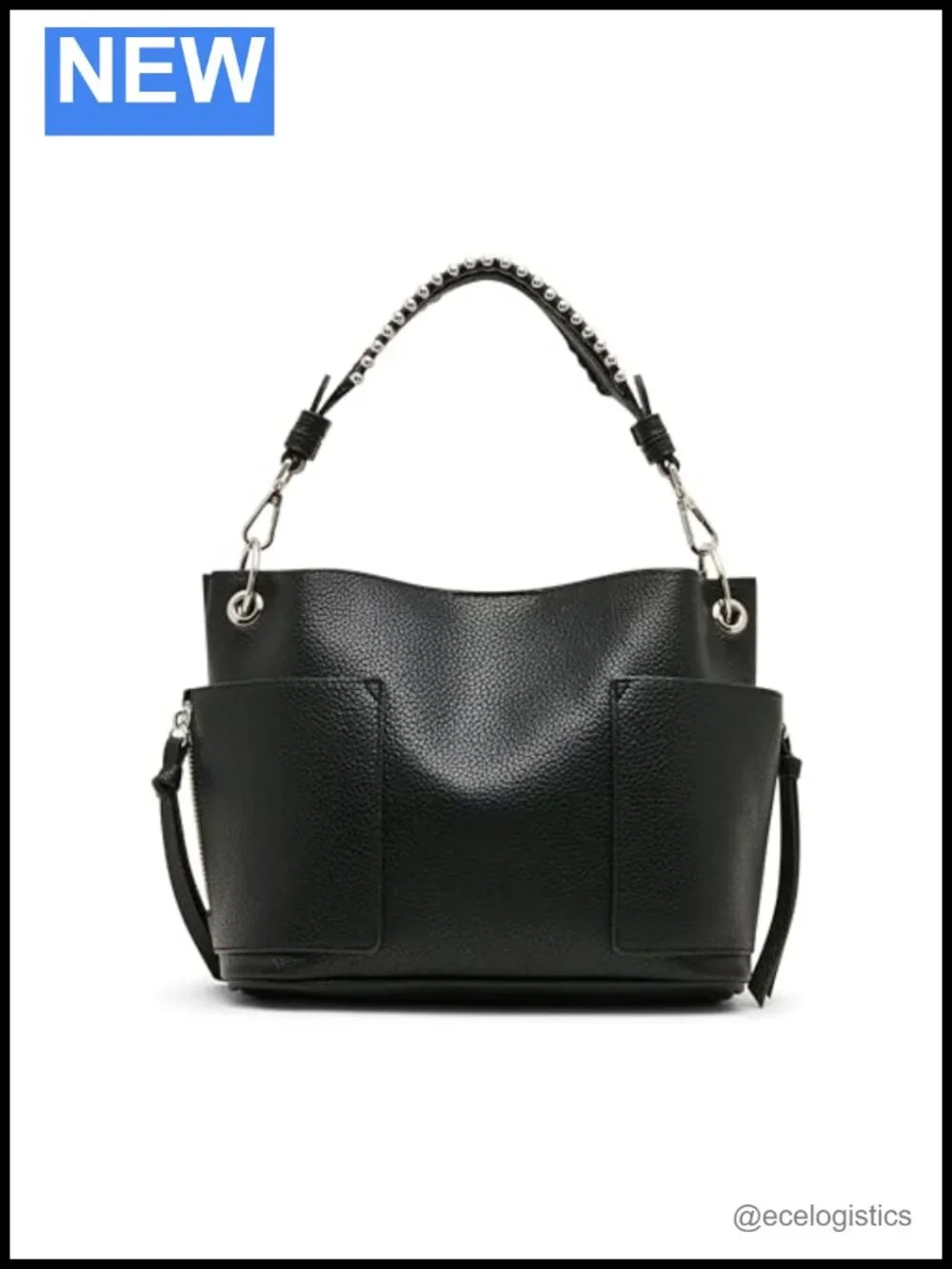 Faux Leather Hobo Shoulder Bag Crossbody Adjustable Strap